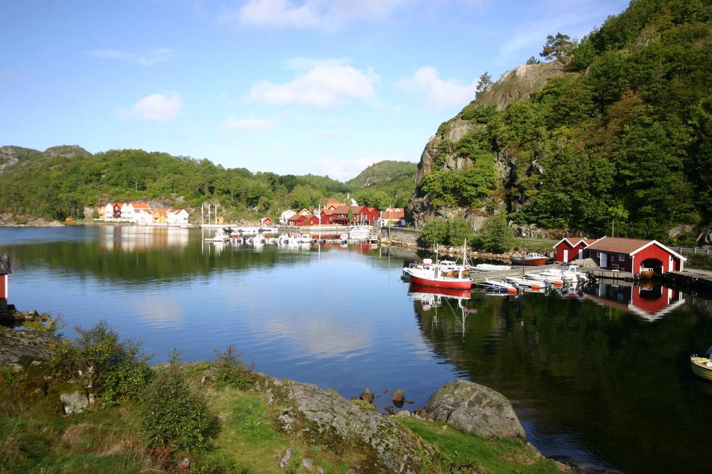 Bjornevag Ferie Hotel Farsund Esterno foto